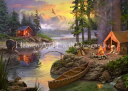 David Stevenson クロスステッチ刺しゅうチャート HAED 図案 【Mini Lake Cabin】 Heaven And Earth Desig...