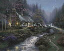 Thomas Kinkade クロスステッチ刺しゅうチャート HAED 図案 【Twilight Cottage】 Heaven And Earth Desig...