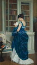 Auguste Toulmouche（オーギュスト・トゥールムーシュ） 名画 【Mini The Library】 絵画 美術 芸術作品 HAED クロスステッチ刺しゅう 図案 Heaven And Earth Designs 輸入 チャート