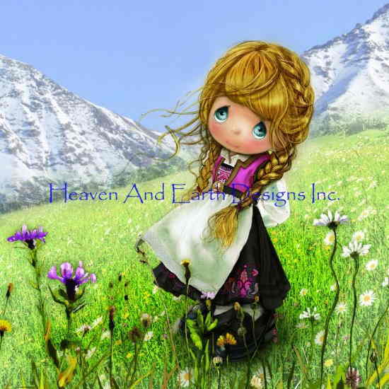 PRECIOUS MOMENTS クロスステッチ刺しゅうチャート HAED 図案 【Every Day Is An Adventure】 Heaven A..