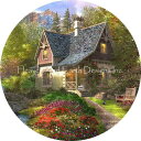 Dominic Davison クロスステッチ刺しゅうチャート HAED 図案 【Ornament The Log Home】 Heaven And Earth...