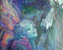 Josephine Wall クロスステッチ刺しゅうチャート HAED 図案 【Catching a Moonbeam】 Heaven And Earth Designs 輸入 上級者 妖精 フェアリー 樹木 木 月光 月夜 月