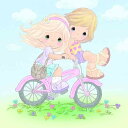 PRECIOUS MOMENTS クロスステッチ刺しゅうチャート HAED 図案 【Our Friendship Has No Limits】 Heaven A...