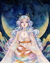 Margaret Morales クロスステッチ刺しゅうチャート HAED 図案 【Mini Lunar Goddess Max Colors】 Heaven ...