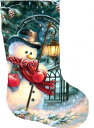 Dona Gelsinger クロスステッチ刺しゅうチャート HAED 図案 【Stocking The Enchanted Christmas Snowman...
