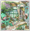 Kim Jacobs クロスステッチ刺しゅうチャート HAED 図案 【Garden Chair】 Heaven And Earth Designs 輸入 上級...