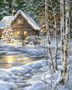 Dona Gelsinger クロスステッチ刺しゅうチャート HAED 図案 【The Snowy Path】 Heaven And Earth Designs...