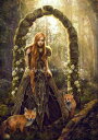 Selina Fenech クロスステッチ刺しゅうチャート HAED 図案 【 Foxgate / Foxgate Max Colors 】 Heaven And Earth Designs 難しい 上級者 森 姫 貴族 中世 きつね 狐 キツネ 女 女性