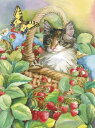 Carol Wilson クロスステッチ刺しゅうチャート HAED 図案 【Kitty In A Basket】 Heaven And Earth Design...