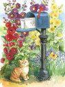 Carol Wilson クロスステッチ刺しゅうチャート HAED 図案 【Kitty At The Mail Box】 Heaven And Earth De...