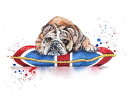 Joanne Rowland クロスステッチ刺しゅうチャート HAED 図案 【Her Majesty Bulldog】 Heaven And Earth De...