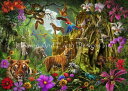Ciro Marchetti クロスステッチ刺しゅうチャート HAED 図案 【Supersized Dark Jungle Temple And Tigers...