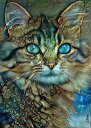 Lea Roche クロスステッチ刺しゅうチャート HAED 図案 【Mini Catty Cat】 Heaven And Earth Designs ねこ 猫...
