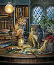 Lisa Parker クロスステッチ刺しゅうチャート HAED 図案 【 Mini Purrlock Holmes 】 Heaven And Earth De...