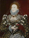 Nicholas Hilliard(ニコラス・ヒリアード) 名画 芸術 美術作品 HAED クロスステッチ刺繍チャート Heaven And Earth Des...