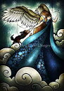 Mandie Manzano クロスステッチ刺しゅうチャート HAED 図案 【All Dogs Go to Heaven MM】 Heaven And Earth Designs エンジェル 天使 イヌ いぬ 犬