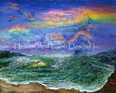 Josephine Wall クロスステッチ刺しゅうチャート HAED 図案 【Caught by a Rainbow】 Heaven And Earth De...