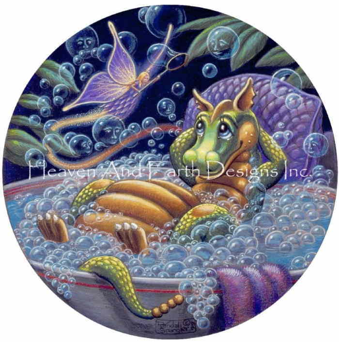 Randal Spangler クロスステッチ 刺しゅう チャート HAED 図案 【 Bubble Dreams 】 Heaven And Earth ..