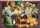 Heaven And Earth Designs (HAED) クロスステッチ刺繍 図案 輸入 おもちゃ箱の猫 Cats in The Toy Box 全面刺し...