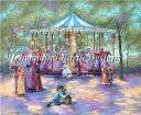 クロスステッチ図案 チャート HAED 手芸 上級者 【ブルー・カルーセル】 Supersized Blue Carousel