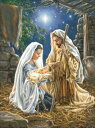 ししゅうクロスステッチ図案 HAED 神の栄光 出産 誕生 Heaven And Earth Designs 輸入 Dona Gelsinger 上級者 Min...