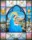 HAED 図案 クロスステッチ刺繍 輸入 Heaven And Earth Designs ステンドグラスの記念碑 Stained Glass Memento ...