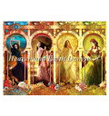 HAED クロスステッチ刺繍 図案 Heaven And Earth Designs 輸入 Aimee Stewart 信仰・希望・喜び・愛 Joy Faith...