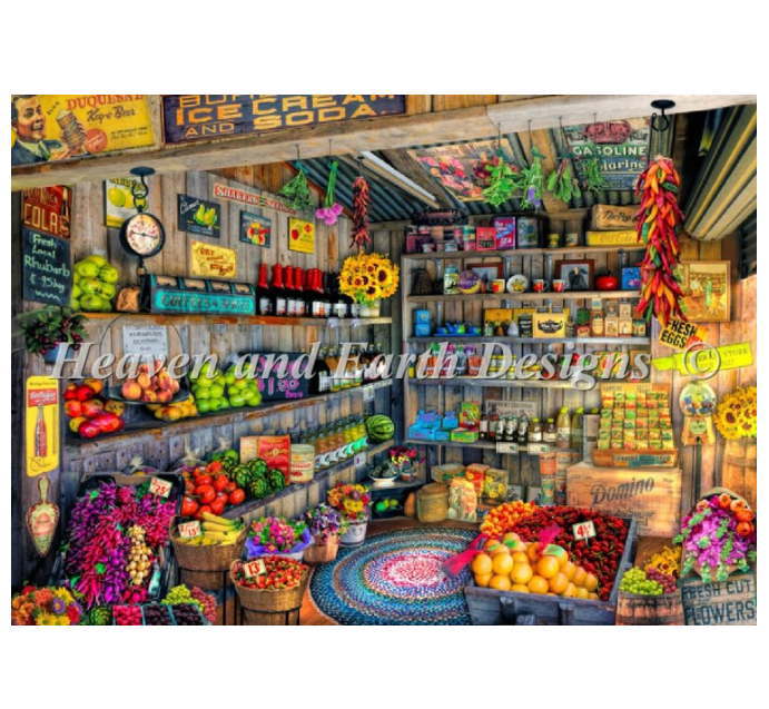 HAED クロスステッチ図案 Heaven And Earth Designs チャート 【The Farmers Market Color Expansion】 Aimee Stewart