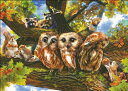 Aimee Stewart クロスステッチししゅう図案 【 Mini Out On A Limb / フクロウの赤ちゃん 】 Heaven And Earth ...