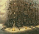 Heaven And Earth Designs クロスステッチ刺繍 図案 HAED 輸入 Jacek Yerka マンハッタンの新時代 New Age Man...