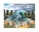 Heaven And Earth Designs クロスステッチ刺繍 図案 HAED 輸入 Jacek Yerka 波 Private Wave 全面刺し 上級者