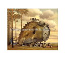 Jacek Yerka クロスステッチ刺繍 図案 HAED Heaven And Earth Designs 輸入 徒歩の授業 Walking Lesson 全...