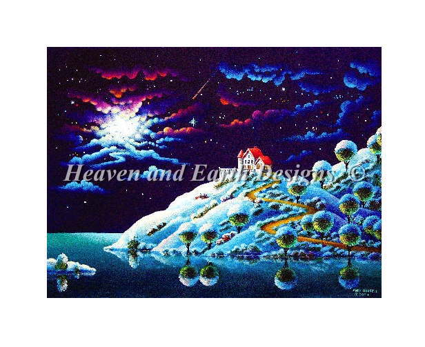 クロスステッチ刺繍 図案 HAED Heaven And Earth Designs 輸入 Andy Russell サイレント・ナイト Silent Night AR 全面刺し 上級者