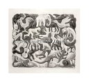 M.C. Escher マウリッツ・エッシャー クロスステッチ 図案 刺しゅう チャート 【 Plane Filling Request A Size 】 He...