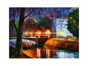 Leonid Afremov クロスステッチ刺しゅうチャート HAED 図案 【Memories Of First Love Max Colors】 Heave...