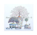 クロスステッチ刺繍 図案 HAED 輸入 Heaven And Earth Designs 上級者 Gordon Fitchett 桜の湖 Cherry Blo...