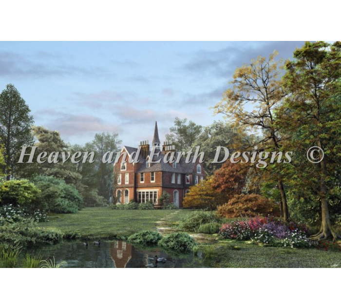 クロスステッチ刺繍 図案 HAED Heaven And Earth Designs 輸入 上級者 Dominic Davison イングリッシュガーデン English Garden 全面刺し