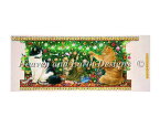 図案 クロスステッチ刺繍 Heaven And Earth Designs HAED 輸入 上級者 Lesley Ivory クリスマスツリーと猫 Angel Blossom and Dandelion in a Christmas Tree