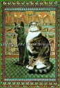 クロスステッチ刺繍 図案 Heaven And Earth Designs HAED 輸入 上級者 Lesley Ivory エジプトの猫 Twiglet wi...
