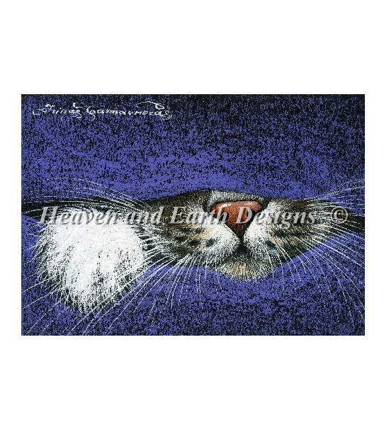 樂天商城 - 図案 Heaven And Earth Designs クロスステッチ刺繍 HAED 上級者 Irina Garmashova 隠れる猫 Hiding Garmashova 全面刺し