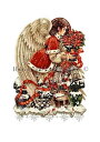 Heaven And Earth Designs HAED クロスステッチ刺繍図案 輸入 上級者 Yvonne Gilbert クリスマスの天使 Christmas Angel