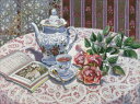 Heaven And Earth Designs クロスステッチ刺繍 HAED 図案 輸入 上級者 Erin Dertner ティータイムの詩 Teatime ...