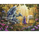 HAED Heaven And Earth Designs クロスステッチ刺繍 図案 輸入 上級者 Jan Patrik Krasny 竜と騎士 Dragon ...