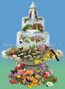HAED Heaven And Earth Designs クロスステッチ刺繍 図案 輸入 上級者 Alan Giana 空想の噴水 Fountain Fant...