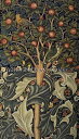 William Morris（ウィリアム・モリス） 名画 【Woodpecker Tapestry-Morris】 美術 絵画 芸術作品 HAED クロスステッチ刺しゅう 図案 Heaven And Earth Designs 輸入 チャート