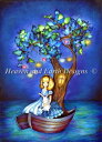 Heaven And Earth Designs クロスステッチ刺繍図案 輸入 HAED 上級者 Annya Kai 夢の木の下のアリス Alice Under...