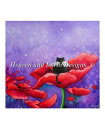 Heaven And Earth Designs クロスステッチ刺しゅう図案 輸入 HAED 上級者 Annya Kai ポピーの上の小さな天使 Mini Little Angel in Field of Poppies 全面刺し