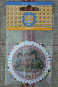 【DM便対応】Sajou待ち針(まち針セット)Disquede40épinglestêtedeverre-SajouSalondecoutureサジューフランスメゾンサジューEPI_DIS_040_SAJ_01