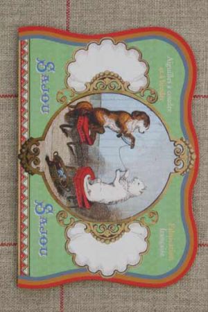 サジュー（Sajou）  Pochette &agrave; l'ancienne contenant 40 aiguilles Mod&egrave;le Guilvinec 裁縫 手芸　AIG_POC_040_GUILVINEC 