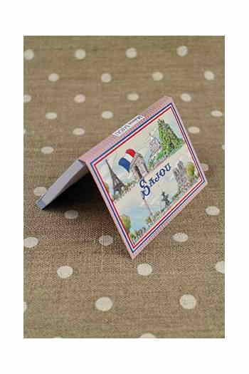 Maison Sajou(サジュー) メモパッド 【CARNET NOTES REPOSITIONNABLES - VUES DE PARIS】 輸入雑貨 フラ...